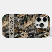 Oak Tree Camouflage Personalized Case-Mate iPhone Hülle (Rückseite (Horizontal))