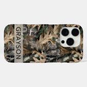 Oak Tree Camouflage Personalized Case-Mate iPhone Hülle (Rückseite (Horizontal))