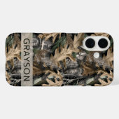 Oak Tree Camouflage Personalized Case-Mate iPhone Hülle (Rückseite (Horizontal))