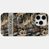 Oak Tree Camouflage Personalized Case-Mate iPhone Hülle (Rückseite (Horizontal))