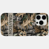 Oak Tree Camouflage Personalized Case-Mate iPhone Hülle (Rückseite (Horizontal))