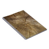 Oak Tree Cross Section Foto Notebook Notizblock (Rechte Seite)