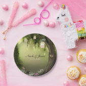 Oak Tree Enchanted Forest Garden Hochzeitsfeiern T Pappteller (Party)