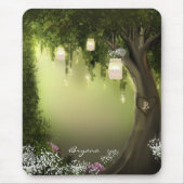 Oak Tree Enchanted Forest Garden Mouse Pad Mousepad (Vorne)