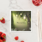 Oak Tree Enchanted Forest Garden Wedding Napkins Serviette (Beispiel)