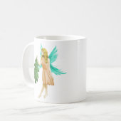Oak Tree Fairy mit einem Eichenleaf Kaffeetasse (Vorderseite Links)