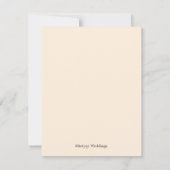 Oak Tree Heart Save the Date Wedding Card (Rückseite)