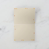 Oak Tree Hochzeit im Herbst Vielen Dank Hinweis Ka Dankeskarte (Innenseite)