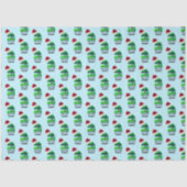 Oak Tree Logo | Santa Hat Happy Holidays Business Seidenpapier (Vorderseite)