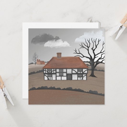 Oak Tree Manor Card Karte (Vorderseite/Rückseite Beispiel)