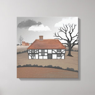Oak Tree Manor Leinwanddruck