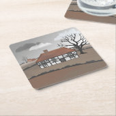 Oak Tree Manor Rechteckiger Pappuntersetzer (angewinkelt)