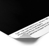 Oak Tree near Santa Cruz, Januar 1963 Poster (Ecke)