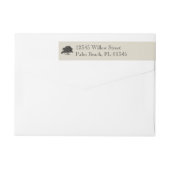 Oak Tree Plantation Gold Wedding Wrap rund um Labe (Rückseite)