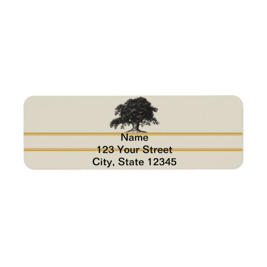 Oak Tree Plantation in Gold (Vorne)