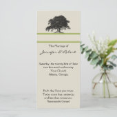 Oak Tree Plantation in Green Wedding Program Programm (Stehend Vorderseite)