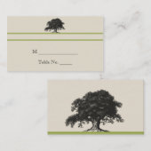 Oak Tree Plantation in Platzkarten der Grünen Hoch (Vorne/Hinten)