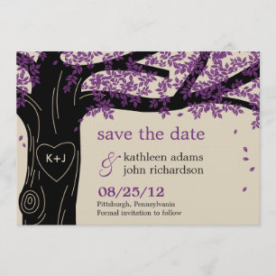 Oak Tree Save the Date Card