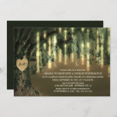 Oak Tree Spanish Moss Probe Dinner Einladungen (Vorne/Hinten)