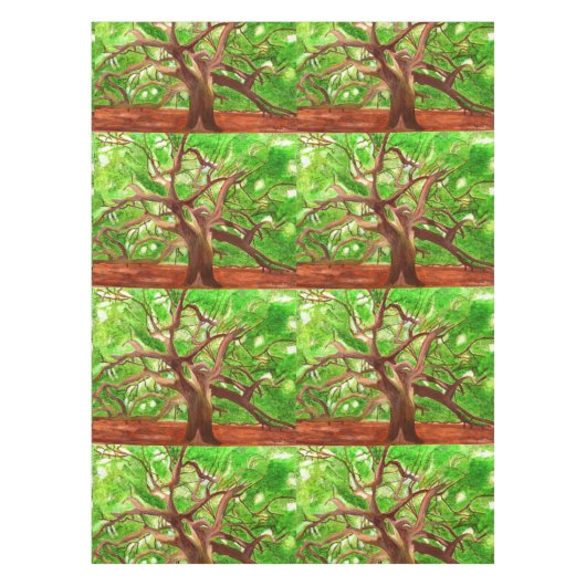 Oak Tree tablecloth Tischdecke (Vorderseite)