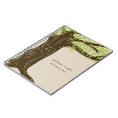 Oak Tree Wedding Planner Notebook - Grün Notizblock (Linke Seite)