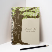 Oak Tree Wedding Planner Notebook - Grün Notizblock