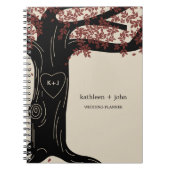 Oak Tree Wedding Planner Notebook - Red Notizblock (Vorderseite)