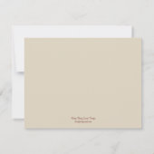 Oak Tree Wedding Save the Date Card (Rückseite)