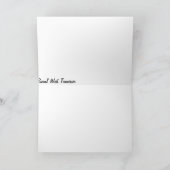 Oak Tree with Morning Sunams Naturfotografie Karte (Innenseite)