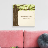 Oak Tree Wrapped Canvas Art - Green Leinwanddruck (Insitu (Wohnzimmer))
