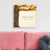 Oak Tree Wrapped Canvas Art - Orange Leinwanddruck (Insitu (Wohnzimmer))