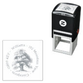 Oak Tree Zuhause Address Self-Inking Briefmarke Permastempel (Beispiel)