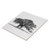 OAK TREM AUF WEISS FLIESE (Seite)