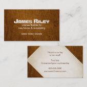 Oak Wood Grain Visitenkarte (Vorne/Hinten)