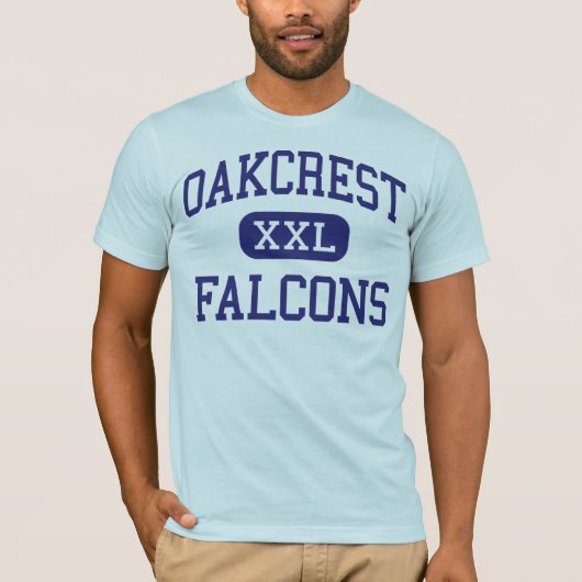 Oakcrest - Falcons - hoch - Mai-Landung T-Shirt (Vorderseite)