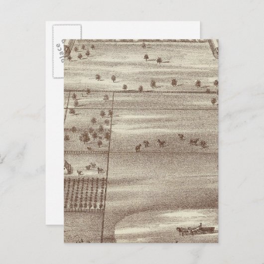 Oakdale Ranch Postkarte (Vorne/Hinten)