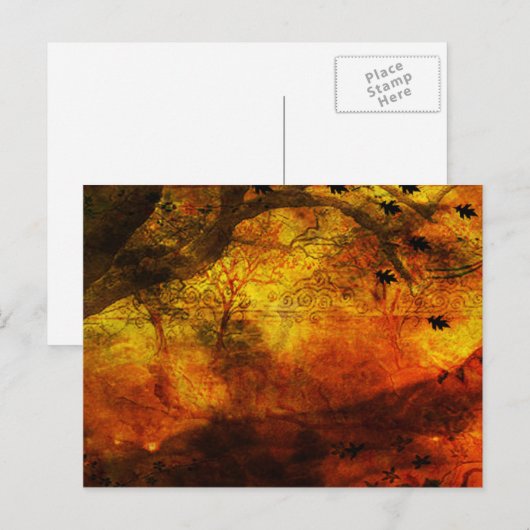 Oaken Postkarte (Vorne/Hinten)