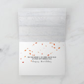 Oakenbaumansicht im Herbst Karte (Innenseite)