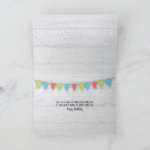 Oakenbaumansicht im Herbst Karte (Innenseite)