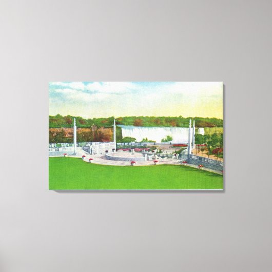 Oakes Garden Theater Aussicht auf die amerikanisch Leinwanddruck (Vorderseite)