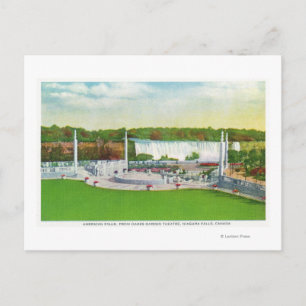 Oakes Garden Theater Aussicht auf die amerikanisch Postkarte