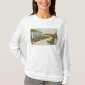 Oakes Garten-Theater senken Terrasse T-Shirt (Vorderseite)