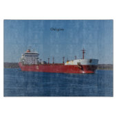 Oakgläserspanplatte Schneidebrett (Vorderseite)