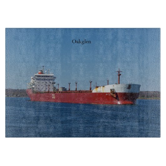 Oakgläserspanplatte Schneidebrett (Vorderseite)