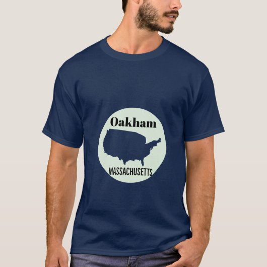 Oakham Massachusetts 4 T-Shirt (Vorderseite)