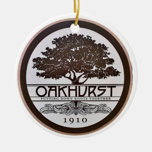 Oakhurst, Oakhurst Decatur, Oakhurst Keramik Ornament (Vorne)