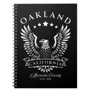 Oakland Alameda Landkreis Kalifornien Vintager Adl Notizblock