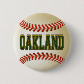 OAKLAND-BASEBALL BUTTON (Vorderseite)