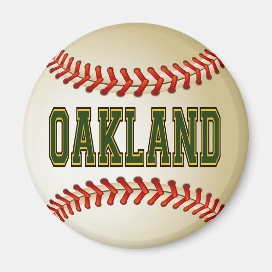 OAKLAND BASEBALL MAGNET (Vorne)