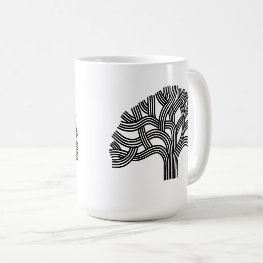Oakland-Baum Kaffeetasse (VorderseiteRechts)